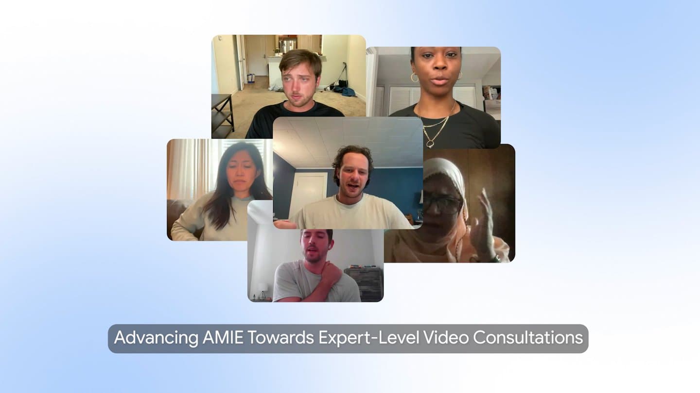 Googleの医療AI「AMIE」、ビデオ診察研究で前進──マルチモーダルAIは医療現場に近づくか